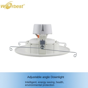 แผงไฟ LED หรี่แสงได้ตามระดับแผงไฟปรับได้ไฟ LED gimbal downlight gimbal แสงบางเฉียบ - Product Image 4