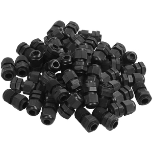 Passe-câble étanche noir IP68 en nylon, connecteur de fixation en plastique, entrée de câble en plastique - Product Image 3