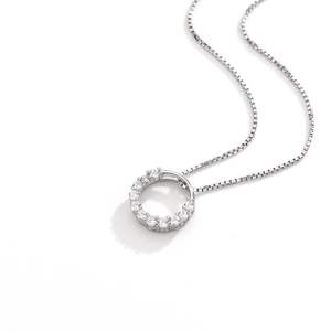 Модные изящные ювелирные изделия 925 стерлингового серебра инкрустированные бриллиантами Девушки Смешные вращающиеся ветряные мельницы цветок сердце кулон ожерелье ювелирные изделия - Product Image 2