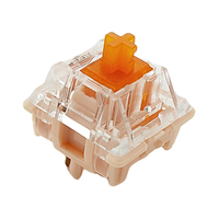 Tecsee OEM Coral Switch Nylon Top PME Bottom 68g Lube Tactile Stem Spring DIY Push Button Switch pour claviers Factory Direct