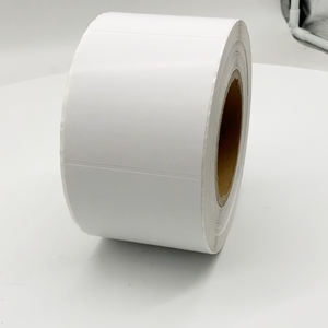 Rollos de papel de transferencia amarilla de 100*80mm de alta calidad, etiqueta adhesiva Térmica Directa de código de barras - Product Image 2