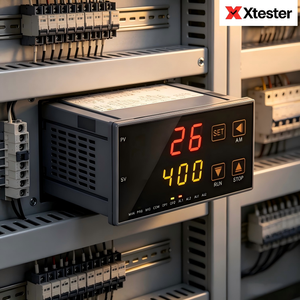 ตัวควบคุมอุณหภูมิแบบ PID รุ่น Xtester AU90 คุณภาพสูง มาตรฐานความแม่นยำ สำหรับแบตเตอรี่รถยนต์ วัสดุ ABS รุ่น 009 - Product Image 3