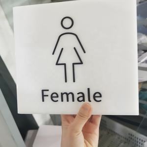 Placa acrílica personalizada con efecto de cristal, señal para puerta, número, dirección de <span class=keywords><strong>calle</strong></span> - Product Image 1