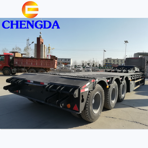 Bas prix nouvelles remorques de camion d'occasion 4 essieux bas <span class=keywords><strong>conteneur</strong></span> à plat Cargo semi-remorque à <span class=keywords><strong>vendre</strong></span> - Product Image 2