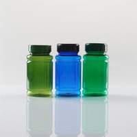 Usine Directe Transparent PET Pilules Bouteilles 100cc Vide En Plastique Médicament Conteneur Bouchon À Vis Supplément Capsule Bouteille