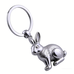 Llavero de Aleación de Zinc 3D con Logotipo Personalizado, Divertidos Recuerdos de Dibujos Animados de Animales, Sin Stock - Product Image 4