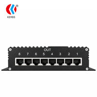 Protecteur de surtension PoE Gigabit RJ45 8 ports avec protection contre la foudre 100/1000 Mbps CAT6 48 VCC pour systèmes de vidéosurveillance et commutateurs PoE