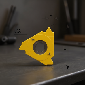 เม็ดมีดเกลียวเฟอร์วี สำหรับเกลียวภายนอก ขนาด X Y L I.C. - Product Image 3