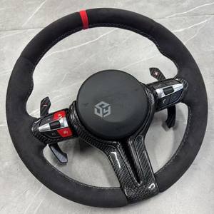 Volant en fibre de carbone pour <span class=keywords><strong>BMW</strong></span> Série G G30 G80 M4 G82 M5 F90 M8 X3M X5M X6M F96 G20 G30 G22 G01 G02 <span class=keywords><strong>M1</strong></span> M2 M3 F40 F44 - Product Image 6