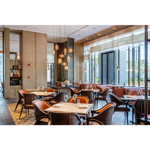IDM Custom Nordic Luxury Hotel <span class=keywords><strong>Restaurante</strong></span> Muebles Diseño moderno Comedor Hotel Muebles Conjunto - Product Image 2