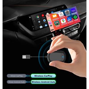 Adaptador Inalámbrico Lancol para CarPlay y <span class=keywords><strong>Android</strong></span> Auto, Plug & <span class=keywords><strong>Play</strong></span>, Mini Caja Inteligente Portátil, Compatible con Asistente <span class=keywords><strong>de</strong></span> Voz para la Mayoría <span class=keywords><strong>de</strong></span> los Modelos <span class=keywords><strong>de</strong></span> Vehículos - Product Image 4