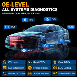 أداة تشخيص السيارات LAUNCH X431 PRO ELITE للنظام الكامل، ماسح ضوئي OBD2، أداة فحص ثنائية الاتجاه لترميز وحدة التحكم الإلكترونية - Product Image 2