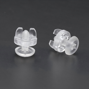 Parafusos Chicago Transparentes <span class=keywords><strong>M5</strong></span> X 15mm 22mm 30mm, Rebites de Plástico Acrílico para Suporte de Exibição em Acrílico, Álbum de Fotos e Scrapbook - Product Image 2