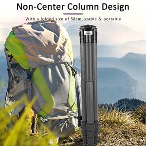 Bán buôn linh hoạt Trọng lượng nhẹ sợi carbon chân máy cho điện thoại & máy ảnh cho du lịch nhiếp ảnh chuyến đi - Product Image 2