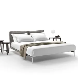 Vendita calda moderna panno letto di alta qualità semplice lusso camera da letto mobili con lo stoccaggio per la scuola di casa soggiorno in legno