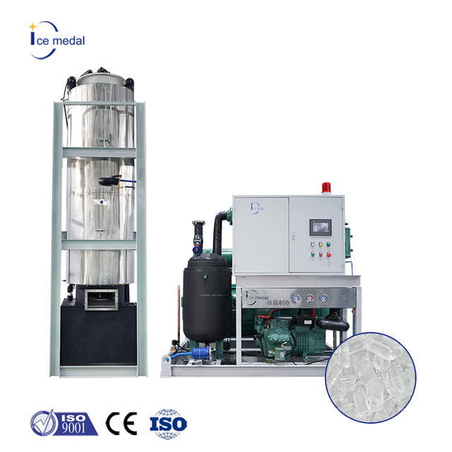 10 Ton Daily for Drink Cup Ice for Industry Sale Tube Ice Machine Making Ice Motor PLC in China Fast Ice Automatic Output price
