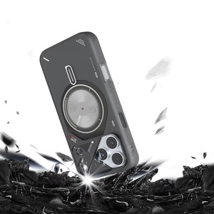 Funda Magnética Ultrafina Translúcida de TPU para Teléfono Móvil iPhone 17 Pro Max con Marco de Cámara de Aleación de Aluminio y Carga Inalámbrica - Product Image 3