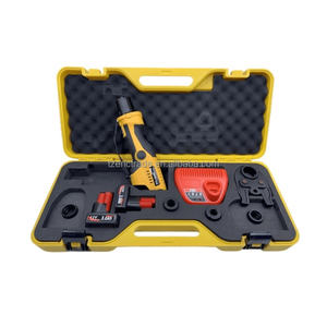 HHYD-1532 Kit d'outils de presse hydraulique professionnel sans fil pour la construction CVC, sertissage de tuyaux en acier inoxydable, cuivre et PEX - Product Image 6