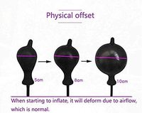Jouet pour adultes, plug anal pour la prostate, gonflable, en silicone médical, doux, 100% étanche, pour couples, jouets sexuels ATTI BF-029 125x40mm
