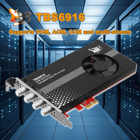 TBS6916 DVB-S2X/S2/S 16 tuner carte PCIe récepteur de télévision numérique par satellite carte de diffusion IPTV carte PCIe DVB-S2X FTA