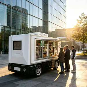 Remorques alimentaires personnalisées, chariots de restauration rapide et de boissons entièrement équipés, remorques alimentaires mobiles avec cuisine complète. - Product Image 4