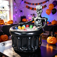Seau à glace gonflable en PVC épais MART, grande capacité, bac de rangement pour boissons, porte-boissons gonflable pour fête à thème