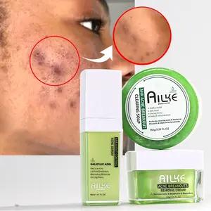 Private Label Acne Removal Products Lightening Repair Moisturizing Acne Treatment Skin Care Set For Oily Aging Skin