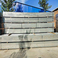Rejilla de acero galvanizado de Grado Superior ASTM A1011 Q235 25x5mm 30x5mm Rejilla de acero Galv para escaleras