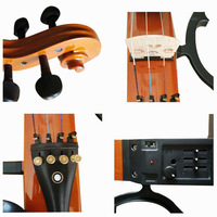 High Level Violins Full Ebony Electroacoustic Violin