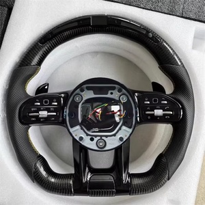 พวงมาลัยคาร์บอนไฟเบอร์สำหรับรถ mercedess benzs W221 W212 W223 W222 <span class=keywords><strong>C43</strong></span> W218 W172 C63 W166พวงมาลัยอุปกรณ์เสริมในรถยนต์ - Product Image 2