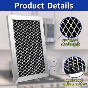 WB02X11124 JX81J Filtre à charbon <span class=keywords><strong>micro</strong></span>-ondes adapté pour G-E WB06X10823 WB02X11536 <span class=keywords><strong>Samsung</strong></span> DE63-00367G DE63-00367J - Product Image 3