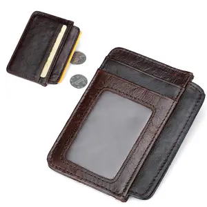 Oem Dompet Koffie Koe Verbergen Mannen Portemonnee Luxe Oem Mini Lederen Mannen Portemonnees En Portefeuilles Mannen Portemonnee Leer Maken leveranciers