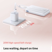Batterie externe Anker A110L 10000mAh d'origine, charge rapide 35W PD, chargeur portable avec câbles doubles intégrés pour iPhone