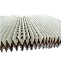 Panel Filter Udara Primer Tipe V, Kertas Konstruksi Pre-Filter untuk Booth Cat Tipe Terbuka, Booth Semprot Mobil, Overspray OEM