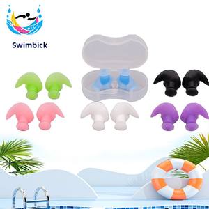 طقم سدادة أذن للغوص من السيليكون المقاوم للماء الاحترافي للسباحة والاستحمام ضد الاختناق - Product Image 2