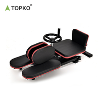 TOPKO Équipement d'entraînement de gymnastique robuste Machine de civière de jambe réglable pour l'entraînement d'étirement et de fente des jambes