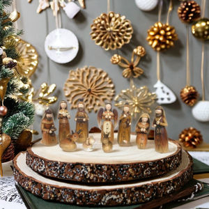 Juego <span class=keywords><strong>de</strong></span> pesebre religioso <span class=keywords><strong>de</strong></span> Navidad <span class=keywords><strong>de</strong></span> 8 pulgadas, estatua, artesanía <span class=keywords><strong>de</strong></span> resina, artesanía al aire libre, decoración <span class=keywords><strong>del</strong></span> hogar, escultura, arte, MODELO <span class=keywords><strong>DE</strong></span> <span class=keywords><strong>NACIMIENTO</strong></span> <span class=keywords><strong>DE</strong></span> Jesús - Product Image 4