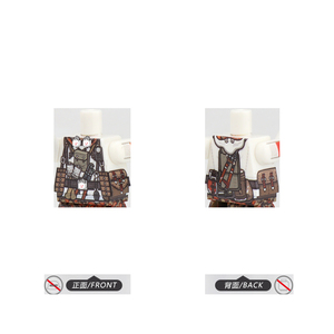 WW2 bloques de construcción militares los generales del ejército alemán militar invierno nieve camuflaje caza tropas UV Mini figuras de acción - Product Image 5
