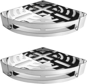 Étagère <span class=keywords><strong>de</strong></span> douche <span class=keywords><strong>de</strong></span> salle <span class=keywords><strong>de</strong></span> bain moderne polie et Caddy en acier inoxydable 304 chromé - Product Image 1