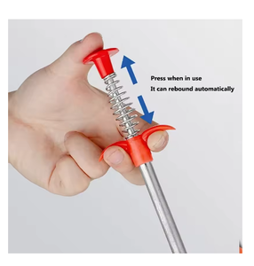 90cm bồn rửa bồn tắm NẠO VÉT Remover tóc Catcher hệ thống thoát nước Công cụ linh hoạt mùa xuân cống làm tắc nghẽn Cleaner - Product Image 6