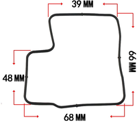 Kit de réparation de carburateur en stock pour Honda VLX400 VLX600 VLX 400 600 Steed 400/600 NV400CC avec piston et flotteur