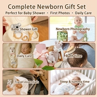Lot de Cadeaux Souvenirs Bébé Naissance Peluches Animaux Amigurumi en Coton Fait Main Articles de Crochets Fournitures Peluches Porte-Clés Nouveau-Né