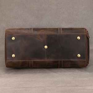 Sacs de voyage en cuir véritable légers et imperméables de style nouveau, couleurs personnalisées, luxe, grande capacité, design portable pour hommes - Product Image 6