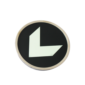 Panneau de signalisation de sortie lumineux solaire rechargeable en acier inoxydable et verre, 150 mm de diamètre, pour usage souterrain - Product Image 6