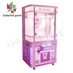 Tesoura rosa de jogo operado em moedas, para máquina de brinquedo, tesoura, para máquina de diversões comercial
