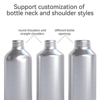 Bouteilles de parfum en aluminium personnalisées écologiques de 50ml 100ml pulvérisateur à pompe homme femme emballage cosmétique bouteilles métalliques en métal