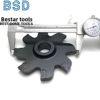 Lame de rainurage spécifique pour revêtement routier en asphalte 12525T10, fraise de route en carbure cémenté, Chine, rayon de braquage court