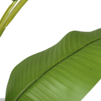 Promotion : Palmier Artificiel en Fibre de Verre à Grandes Feuilles, Résistant à l'Eau et aux UV, Écologique, H90cm, Durable pour la Décoration Intérieure et Extérieure