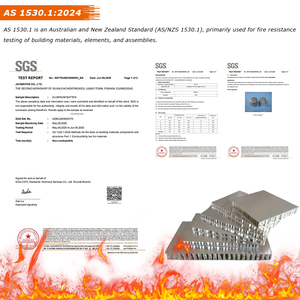 Phật sơn nhà máy chất lượng hàng đầu 6mm 15mm 18mm Độ dày được hỗ trợ đá <span class=keywords><strong>Composite</strong></span> tấm nhôm lõi tổ ong bánh sandwich <span class=keywords><strong>Panel</strong></span> tường - Product Image 2