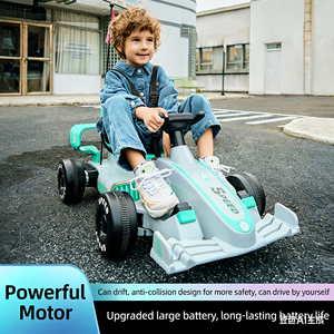 <span class=keywords><strong>Voiture</strong></span> électrique à batterie pour enfants de 2 à 4 ans, avec musique éducative et couleurs vives pour attirer l'attention des bébés - Product Image 3